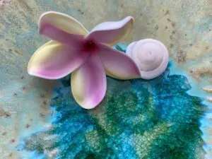 Schale mit Plumeria