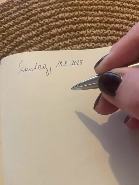 Seite aus meinem Journal